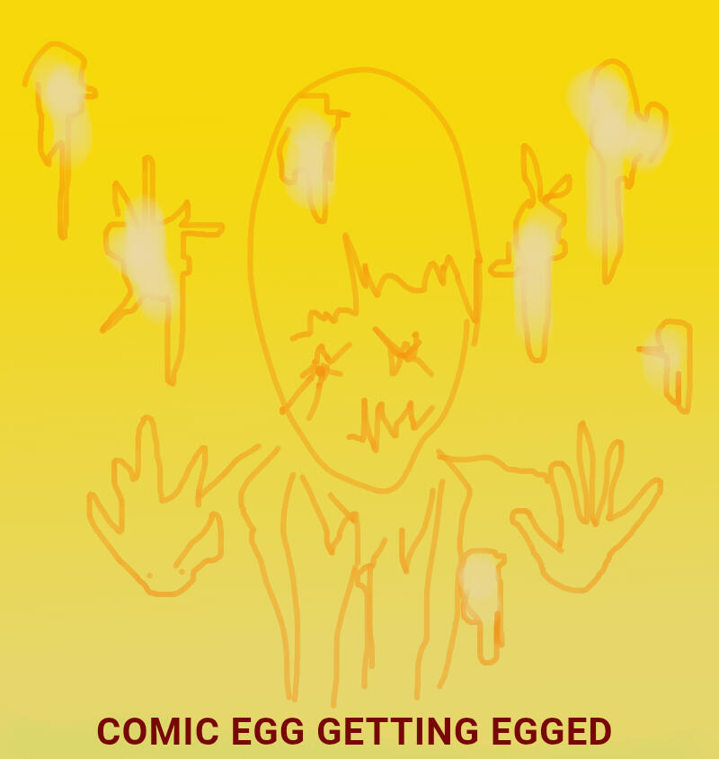 COMIC EGG EGGED